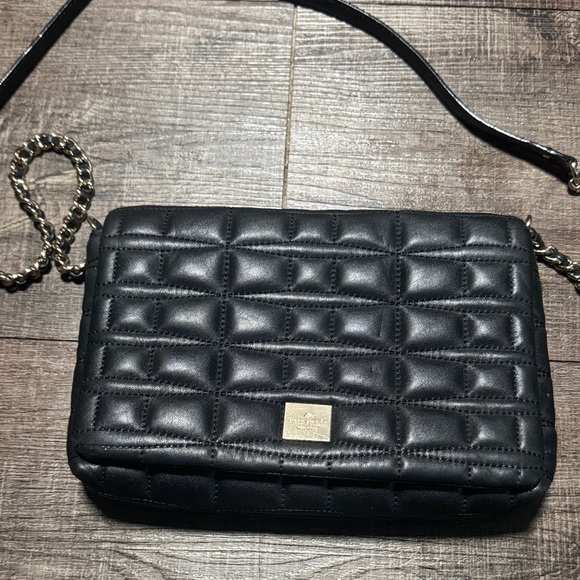 kate spade Handbags - Kate Spade Black Quilted Crossbody Bag